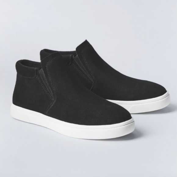 Fabletics Shoes - Fabletics Sierra Suede High-Top Black, 8.5, VGUC